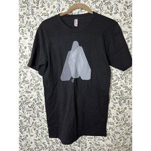 Atomist Black Tshirt Mens American Apparel Size Small